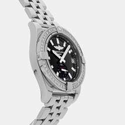 Breitling Black Stainless Steel Galactic A37330531B1A1 Automatic Women's Wristwatch 36 mm