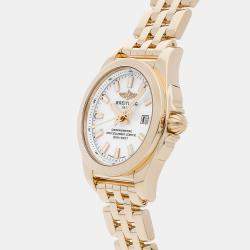 Breitling White 18k Rose Gold Galactic H7234812/A791 Quartz Women's Wristwatch 29 mm