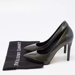 Brian Atwood Two Tone Patent and Leather Platform Pumps Size 37