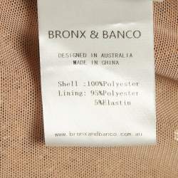 Pre Owned Bronx & Banco Multicolor Sequin Asymmetric Galaxy Midi Dress XS