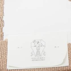 Brunello Cucinelli Beige Sequined Cashmere and Silk Stole