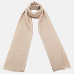 Brunello Cucinelli Beige Sequined Cashmere and Silk Stole