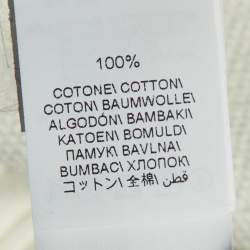 Pre Owned Brunello Cucinelli White Cotton Monili Detail Jogger Pants XXS