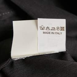 Brunello Cucinelli Black Cotton Single Buttoned Shirt M