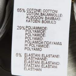 Pre Owned Brunello Cucinelli Grey Jersey Wide Leg Drawstring Pants XS