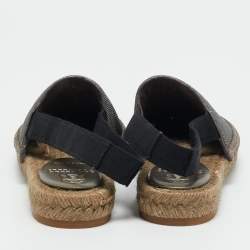 مملوكة مسبقًا حذاء إسبادريل برونيلو كوتشينيللي معدني سويدي رمادي مفتوح من الخلف مقاس 36