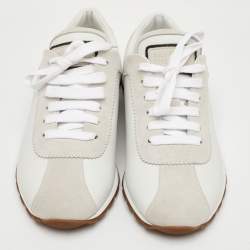 Pre Owned Brunello Cucinelli Size 36.5 Off White Low Top Sneakers