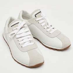 Pre Owned Brunello Cucinelli Size 36.5 Off White Low Top Sneakers