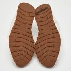 Pre Owned Brunello Cucinelli Size 36.5 Off White Low Top Sneakers