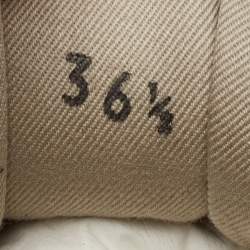 Pre Owned حذاء رياضي برونيللو كوتشينيللي نيلون أسود وسويدي مزين عنق منخفض مقاس 36.5