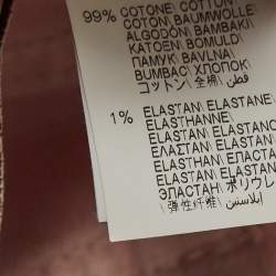 Pre Owned Brunello Cucinelli Pink Denim Straight Leg Mid Rise Jeans Waist 30"