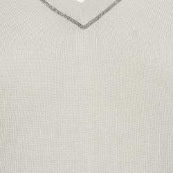 Brunello Cucinelli Green Knit Pant and Top Set M