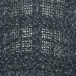 Pre Owned Brunello Cucinelli Grey Cashmere Knit Sequin V-Neck Sweater M