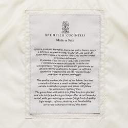 Brunello Cucinelli Green Synthetic Zip-Up Quilted Down Vest S