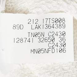 Pre Owned Brunello Cucinelli Grey Monili-Embellished Cotton Knit Hooded Sweatshirt M