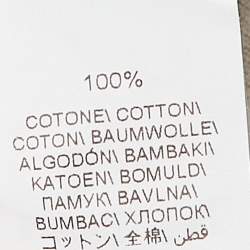 Pre Owned Brunello Cucinelli Grey Monili-Embellished Cotton Knit Hooded Sweatshirt M