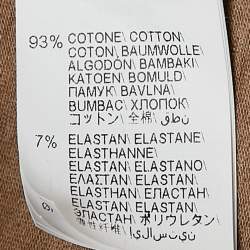 Brunello Cucinelli Grey/Beige Monili Detail Cotton Long Sleeve T-Shirt XL