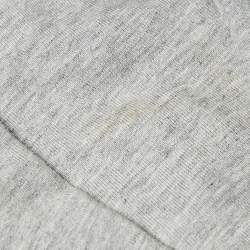Brunello Cucinelli Grey Cotton Knit Monili Bead Detail Joggers S
