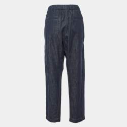 Pre Owned Brunello Cucinelli  Denim Monili Embellished Trousers XL