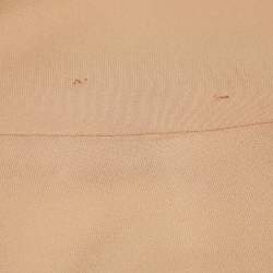 Brunello Cucinelli Light Brown Crepe Belted Trousers M