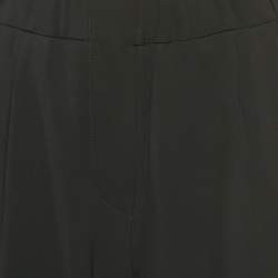 Brunello Cucinelli Black Crepe Trousers L