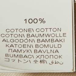 Brunello Cucinelli Off-White Textured Cotton Trouser M