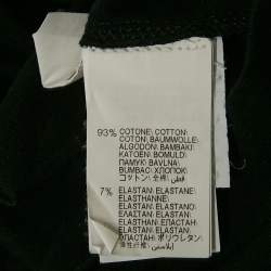 Pre Owned Brunello Cucinelli Black Jersey Monili Embellished T-Shirt XS