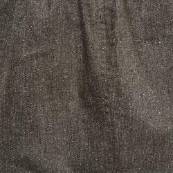 Brunello Cucinelli Brown Wool Elasticated Waist Pencil Skirt M