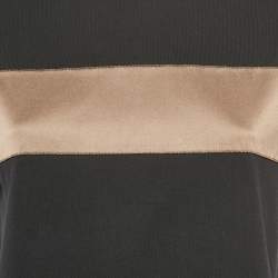 Brunello Cucinelli Black Satin Jersey Monili Detail Top XS