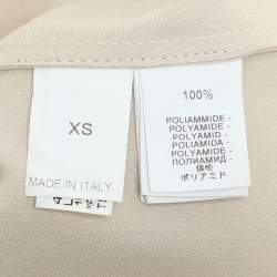 Brunello Cuccinelli Beige Mesh Silk Tank Top XS