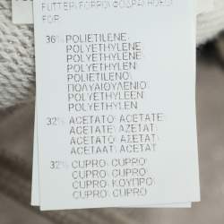 Pre Owned Brunello Cucinelli Grey/Silver Jersey Trousers M