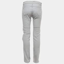 Pre Owned Brunello Cucinelli Light Blue Denim Skinny Fit Jeans S Waist 30"