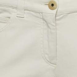 Pre Owned Brunello Cucinelli Beige Denim Regular Fit Jeans S Waist 32" 