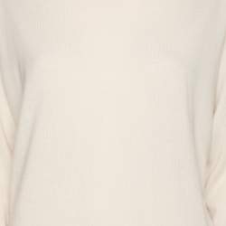 Pre Owned Brunello Cucinelli Light Beige Cashmere Blend Sweater M