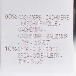 Pre Owned Brunello Cucinelli Grey Cashmere Blend Sleeveless Tops XL