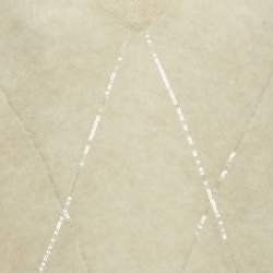 Pre Owned Brunello Cucinelli Cream Sequin Embellished Wool Jumper S