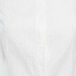 مملوكة مسبقًا Brunello Cucinelli White Cotton Buttoned Shirt XS
