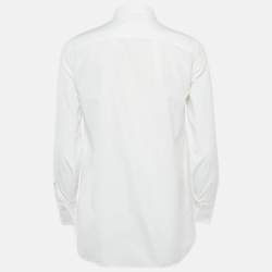 مملوكة مسبقًا Brunello Cucinelli White Cotton Buttoned Shirt XS