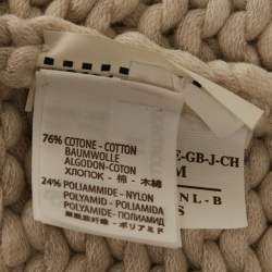 مملوكة  مسبقًا توب برونيللو كوتشينيلي كريمي تريكو بلا أكمام مقاس وسط (ميديوم)