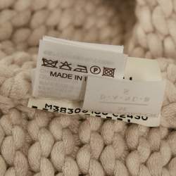 مملوكة مسبقًا توب برونيللو كوتشينيلي كريمي تريكو بلا أكمام مقاس وسط (ميديوم)