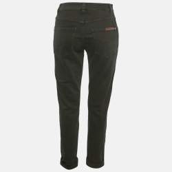 Pre Owned بنطلون برونيللو كوتشينيللي دنيم أزرق مريح مقاس خصر 31 بوصة مقاس صغير - سمول