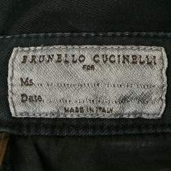 Pre Owned بنطلون برونيللو كوتشينيللي دنيم أزرق مريح مقاس خصر 31 بوصة مقاس صغير - سمول