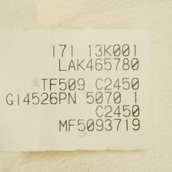 Pre Owned بليزر برونيلو كوتشينيللي مزين خليط صوف كريمي مقاس كبير (لارج)