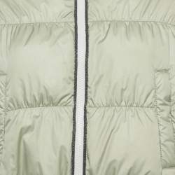 مملوكة مسبقًا جاكيت برونيلو كوتشينيللي منتفخ صناعي أخضر فاتح مقاس صغير