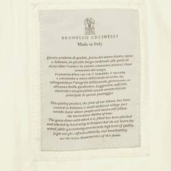 مملوكة مسبقًا جاكيت برونيلو كوتشينيللي منتفخ صناعي أخضر فاتح مقاس صغير