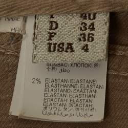 Pre Owned Brunello Cucinelli Cream Denim Regular Fit Jeans S/Waist 29"