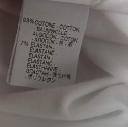 Pre Owned Brunello Cucinelli White Cotton Monili Trim Tank Top XXL