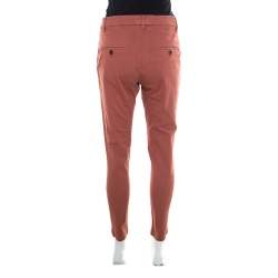 Brunello Cucinelli Brick Red Cotton Slim Fit Pants S