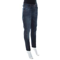 Pre Owned Brunello Cucinelli Indigo Light Wash Denim Skinny Fit Jeans M 