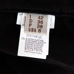 Pre Owned Brunello Cucinelli Black Cotton Monili Embellished Track Pants M